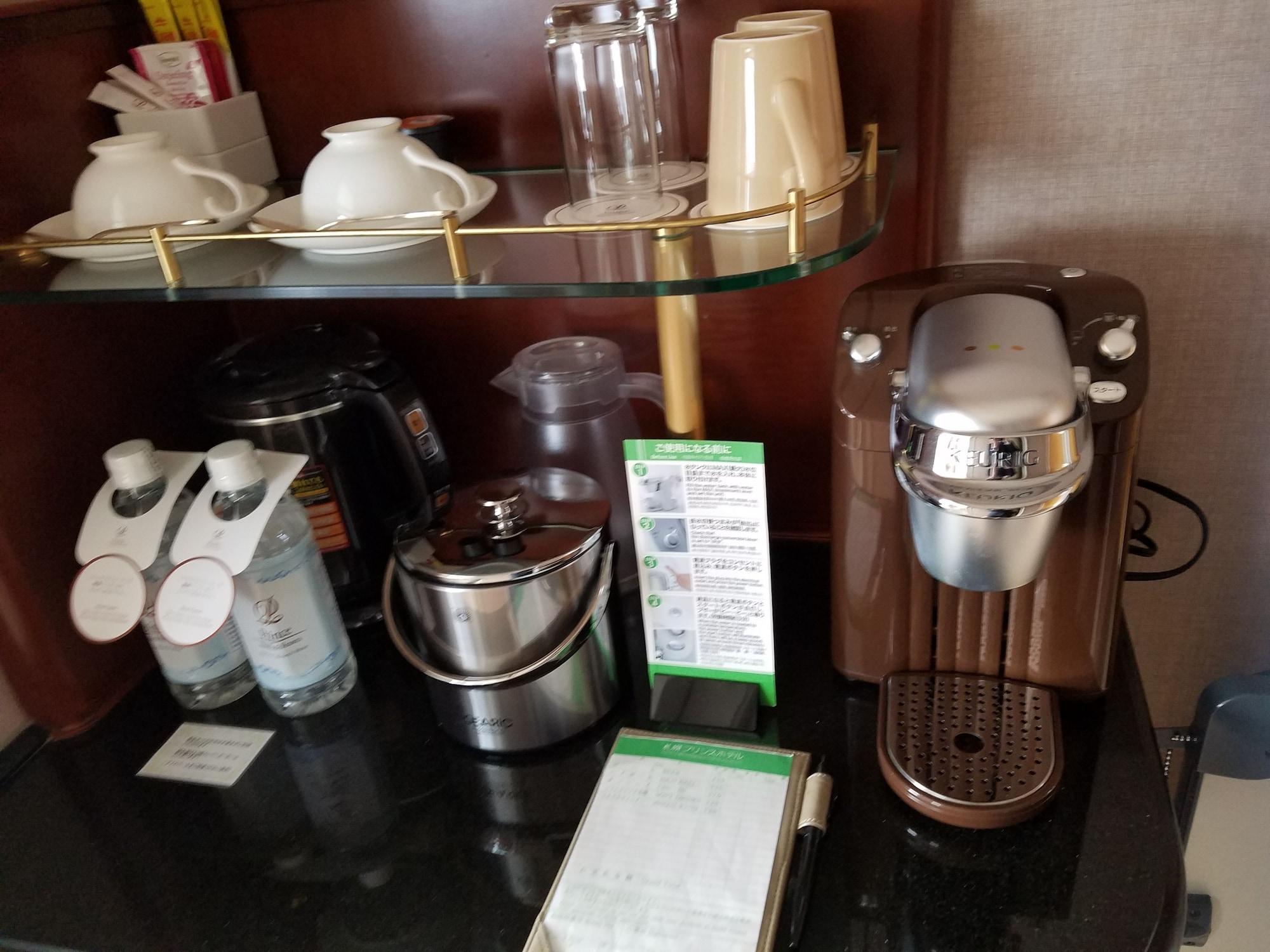 Sapporo Prince Hotel Zewnętrze zdjęcie A Nespresso machine in a hotel room