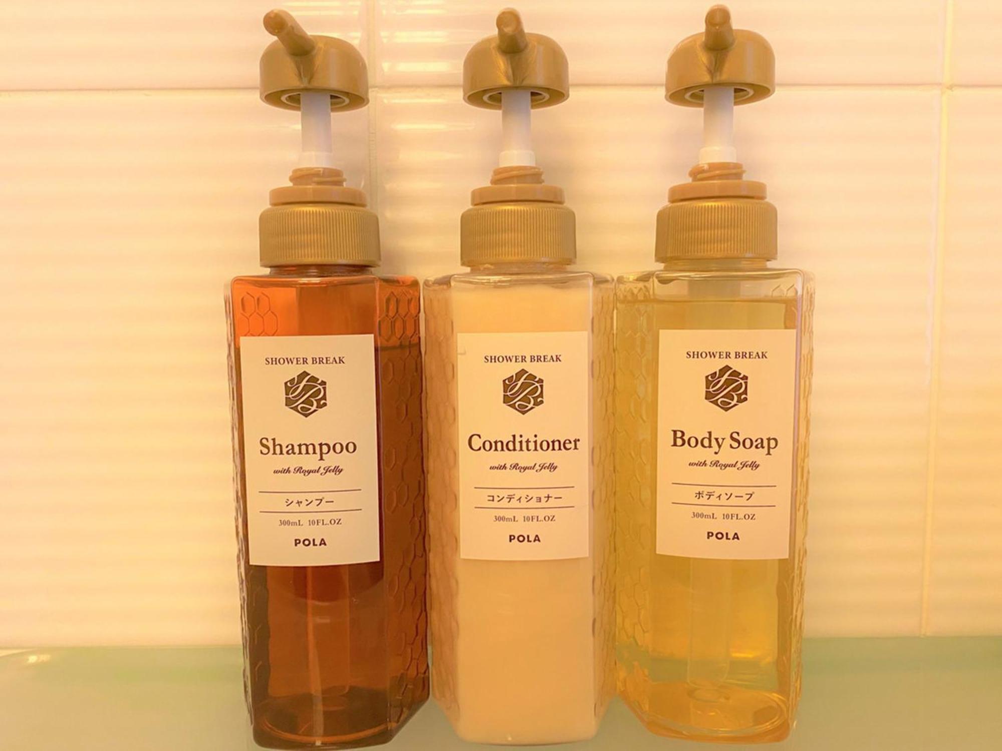 Sapporo Prince Hotel Zewnętrze zdjęcie Shampoo, conditioner, and body soap